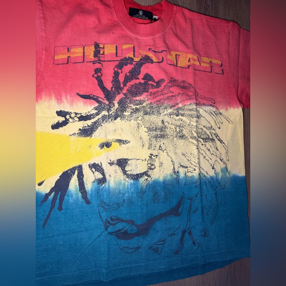 Hellstar Rasta ‘Multi’ T-Shirt - Picture 2 of 9